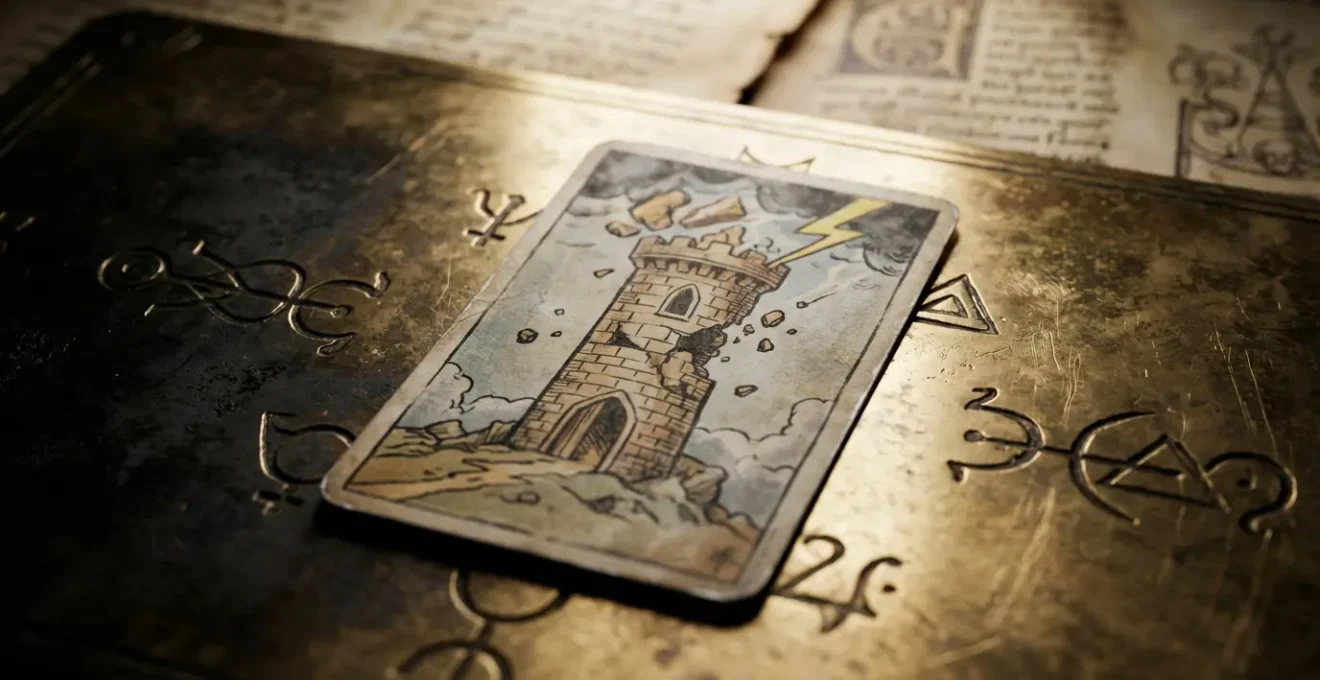 La carta della Torre dei tarocchi vista come simbolo di trasformazione necessaria