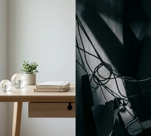 Confronto visivo tra consulto serio e truffa nella chiaroveggenza online