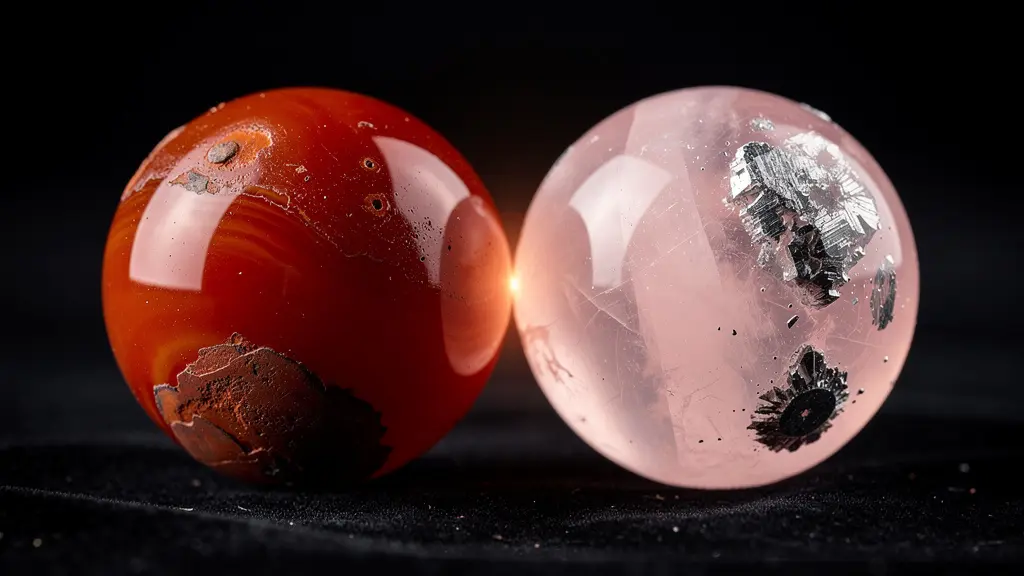 Rappresentazione simbolica dell'energia intima tra Marte e Venere in sinastria