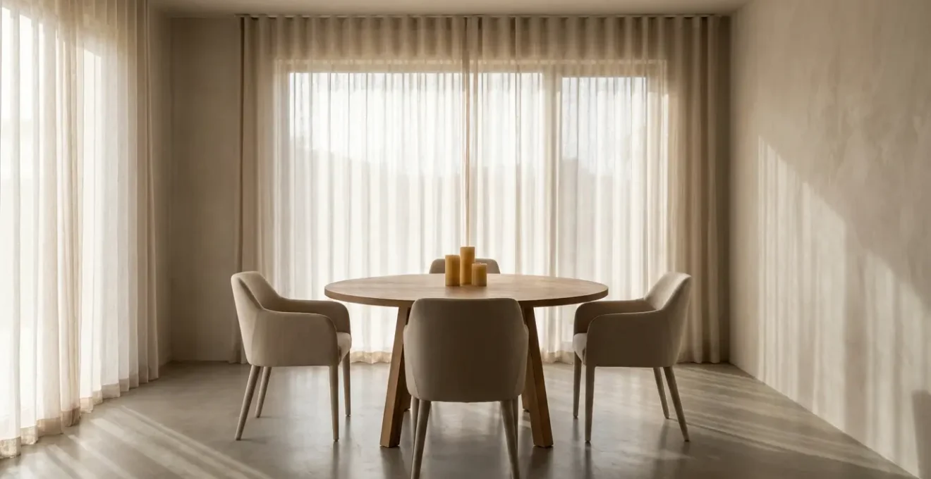 Un medium durante una seduta spiritica con candele e atmosfera intima