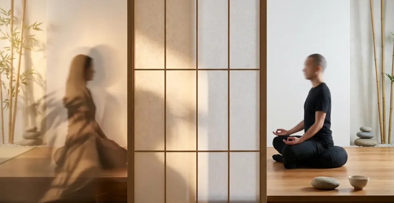 Operatore olistico mantiene confini professionali durante seduta intensa