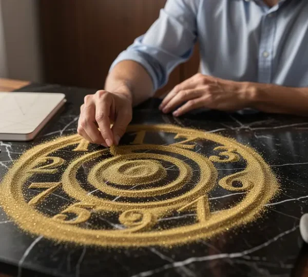 Mappa numerologica personale con cicli di crescita e opportunità visualizzati