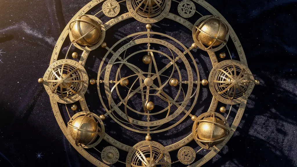 Rappresentazione simbolica del tema natale come mappa dell'anima con pianeti e costellazioni