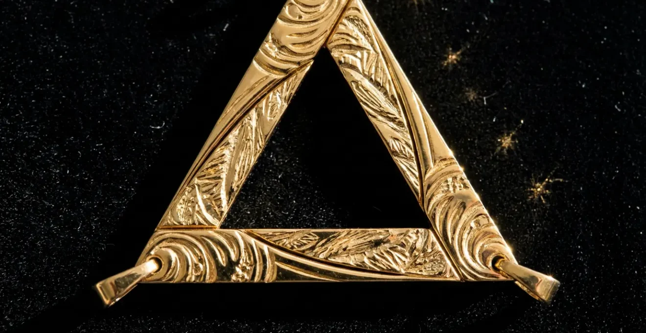 Rappresentazione simbolica del triangolo della missione nel tema natale